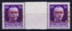 Italy: Napoli Gutter Pair Sa 12  Postfrisch/neuf Sans Charniere /MNH/** Red Surcharge - Anglo-american Occ.: Naples