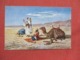 Signed Artist Desert Scene   Ref 3680 - Other & Unclassified