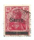 Saar MiNr. 6 A  (r13) - Used Stamps