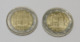 2 PIECES De 2 Euros ANDORRE - 2015 Et 2017 - Andorre