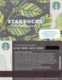 UK STARBUKS - Green Leaves , CN : 6148, Unused - Gift Cards