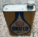 ESSO UNIFLO SAE 10 W 40  Bidon D'huile Ancien En Tole Pour Collection - Voitures