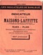 Les Indicateurs De Banlieue : Maisons Laffitte (78) Plan Rues Renseignements En 1932 Publicités Commerciales - Europe