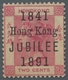 Hongkong: 1891, Jubiläumsmarke 50 Jahre Kronkolonie, Ungebraucht Mit Etwas Mattem Gummi, Leicht Trop - Other & Unclassified