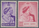 Hongkong: 1948, Silver Wedding Complete Set Of Two, Mint Hinged, SG. £ 275 - Other & Unclassified