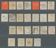 Delcampe - Hongkong - Treaty Ports: 1880-1900 (c.) TREATY PORTS Cancellations, Nice Lot Of 24 Stamps Showing A - Sonstige & Ohne Zuordnung