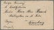 Indien: 1892, Victoria 2 Anna 6 Pies Blaugrün Entwertet Mit Strichstempel Mit "S" In Der Mitte Und M - 1902-11 Roi Edouard VII