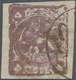 Iran: 1878, Re-engraved Lion Issue, 5kr. Purple-bronze, Type A, Fresh Colour, Full To Wide Margins, - Irán