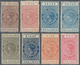 Neuseeland - Stempelmarken: 1882-1930 Postal Fiscal Stamps: Group Of Eight Queen Victoria Stamps Min - Postal Fiscal Stamps