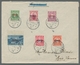 Samoa: 1914, Envelope Addressed To Apia Bearing Overprint Series 1/2d To 1s Each Stamp Centrally Can - Samoa
