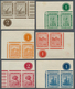 Ägypten: 1914, Pictorial Issue Six Different Values 1m. Sepia To 10m. Blue In IMPERFORATE PROOF PAIR - 1866-1914 Ägypten Khediva