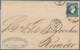 Cuba: 1857, Isabella II ½ R Blue Without Watermark, Good/wide Margins On Folded Envelope Sent From H - Sonstige & Ohne Zuordnung