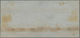 Jamaica: 1860 1d. Pale Blue BISECTED Diagonally, Used On Folded 'O.H.M.S.' Cover (or Wrapper?) From - Jamaica (1962-...)