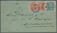 Paraguay: 1884, Two Letters Addressed To Montevideo, Uruguay, Bearing 1883 Fiscal Stamps Used As Pos - Paraguay