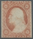 Vereinigte Staaten Von Amerika: 1851-1859, 3 Cents Orangebraun Ungezähnt, Type I Und II, Zwei Ungebr - Unused Stamps