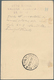 Albanien - Ganzsachen: 1913, Postal Stationery Card 20pa Red (black Handstamp) Additionally With 1gr - Albanien