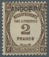 Andorra - Französische Post - Portomarken: 1932, Postauftrags-Portomarke 2 Franc Dunkelbraun (im Ori - Briefe U. Dokumente