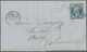 Frankreich: 1852 - 1870, Postage Stamps Napoleon And Ceres On Four Letters, Partly Cancelled With Nu - Gebraucht