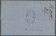 Frankreich: 1872, Pariser Sternstempel, Prachtlos Von Sechs Briefen Nach London Bzw. Nach Rom, Frank - Gebraucht