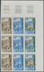 Frankreich: 1969, Congress Of Philatelists, One Block Of Nine, Imperforated As Colour Samples, Mint - Gebraucht