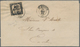 Frankreich - Portomarken: 1860 - 1863, 10 C Black With Full-wide Margins, Cancelled With Double Circ - 1960-.... Briefe & Dokumente