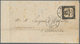 Frankreich - Portomarken: 1860 - 1863, 10 C Black With Full-wide Margins, Cancelled With Double Circ - 1960-.... Covers & Documents