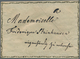 Frankreich - Besonderheiten: 1850 (ca.), Miniature Mourning Letter With Ornaments On Front And Back, - Sonstige & Ohne Zuordnung