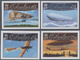 Gibraltar: 2010. Complete Set (4 Values) "100-Year Anniversaries Of Aviation" In IMPERFORATE Single - Gibilterra