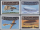 Gibraltar: 2010. Complete Set (4 Values) "100-Year Anniversaries Of Aviation" In IMPERFORATE Single - Gibraltar