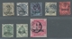 Großbritannien - Dienstmarken: 1882 - 1901; "I.R. Official" -- Zusammenstellung Von Acht Gestempelte - Dienstmarken