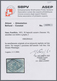 Italien - Altitalienische Staaten: Kirchenstaat: 1852, 50 Baj Blue Cancelled With Rhombus Stamp With - Kirchenstaaten