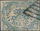 Italien - Altitalienische Staaten: Kirchenstaat: 1852, 50 Baj. Blue Cancelled With Rhombus Stamp, Th - Kirchenstaaten