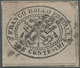 Italien - Altitalienische Staaten: Kirchenstaat: 1867, 3 C Black On Grey-rose, Full Margins, Used Wi - Estados Pontificados