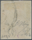 Italien - Altitalienische Staaten: Parma: 1854, 5 Cent. Yellow Cancelled, Three Sides Full Margins, - Parma