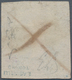 Italien - Altitalienische Staaten: Sardinien: 1851, 5 C Black, Close To Full Margins, Used With Pen - Sardinien