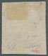 Italien - Altitalienische Staaten: Sardinien: 1851, 40 C Red (rosa Carmino Vivo, Sassone 3 B), Narro - Sardinien