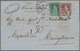 Italien - Altitalienische Staaten: Toscana: 1851, 1 Cr Brown-carmine And 4 Cr Green Mixed Franking O - Tuscany