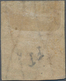 Italien - Altitalienische Staaten: Toscana: 1857, 1 Soldo Ochre On White Paper, Used, Repaired. Cert - Toskana