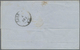 Italien - Altitalienische Staaten: Toscana: 1857, Two Items 2 Cr Blue On Folded Letter From Livorno - Tuscany