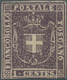 Italien - Altitalienische Staaten: Toscana: 1860, 1c. Brownish Lilac, Fresh Colour, Close Margins Al - Tuscany