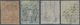 Italien - Altitalienische Staaten: Toscana: 1860, Four Stamps Set 5 C. Olive Green To 40 C. Dull Car - Tuscany