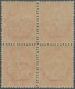 Italien: 1863, 2 L Red-orange In Block Of Four, Mint Never Hinged (Sass. 900.-) - Ungebraucht