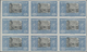 Italien: 1923, Manzoni, 1l. IMPERFORATE Block Of Nine, Unused No Gum. Sass. 155d (9), 9.000,- € (pri - Mint/hinged