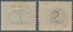 Italien - Portomarken: 1890/1891, Postage Due Provisionals 10c. On 2c. And 20c. On 1c. Orange/carmin - Postage Due