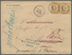 Lettland - Besonderheiten: 1876, Ventspils, Incoming Mail From France, Cover Bearing Two Copies 15c. - Latvia