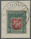 Litauen: 1919, Imperforated, Complete Set Used, Mostly Marginal Pieces, On Clean Stamps. ÷ 1919, Ung - Lithuania