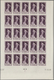 Monaco: 1949, 100th Birthday Of Prince Albert I. Complete Set Of Eight In IMPERFORATE Blocks Of 25 F - Unused Stamps