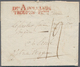 Niederlande - Französische Armeepost: 1806, Red Two Line "Dos. A HOLLANDE / TROUPES FCSISES" On Enti - ...-1850 Vorphilatelie