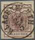 Delcampe - Österreich: 1850, 6 Kreuzer Rötlichbraun Auf Handpapier, Type Ib, Auf Kompletter Retour-Recepisse Vo - Used Stamps