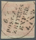 Österreich: 1851, Rosa Merkur Mit Zeitungs-Expeditionsstempel Von LINZ. Repariert, Etwas 1/3 Des Mar - Gebraucht